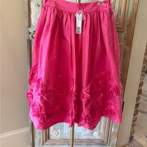 Frances Valentine Pink Barbara Midi Skirt